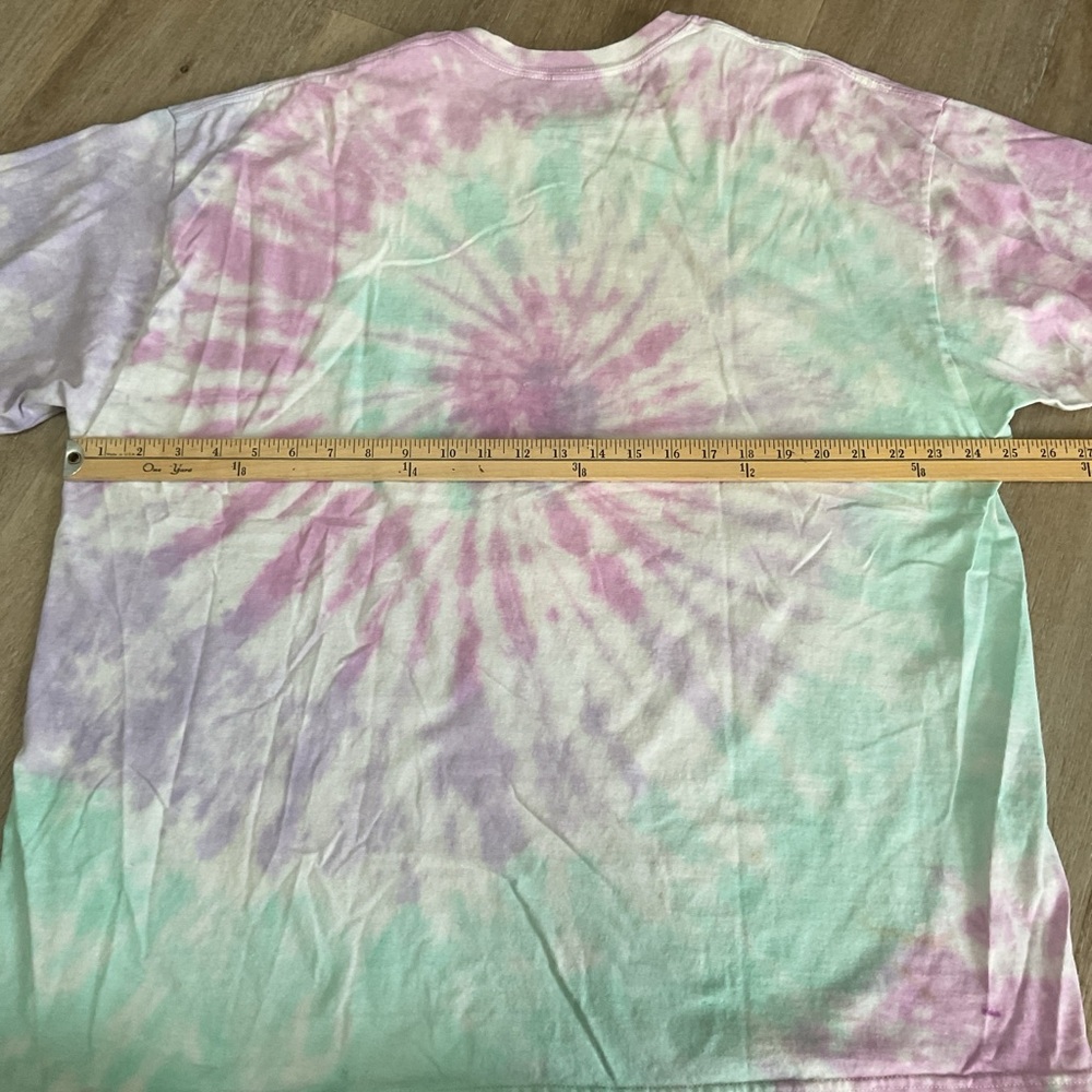 Def Leppard - High n Dry Short Sleeve Shirt - Multicolor Tie Dye - Size X-Large - Picture 8 of 11